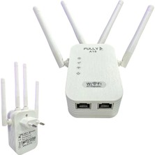 Fully S-833 A18 Kablosuz Menzil Genişletici Wi-Fi 300 Mbps 4 Antenli