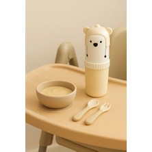 Poomy Ayıcık Tasarımlı Kaşıklık – Çocuklar ve Bebekler Için Sevimli Çok Amaçlı Kaşıklık Organizeri