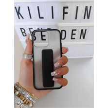 Camkapak Aksesuar Iphone 13 Pro Deri Standlı Kılıf Modeli