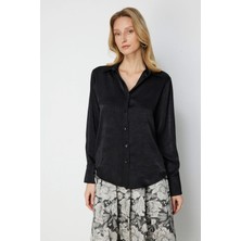 Eskişehir Mağazacılık 74326 Onteks Saten Uzun Kol Gömlek