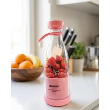 Fta Ticaret Şarjlı Taşınabilir Blender USB Kablosuz Smoothie Yapıcı Pratik Kullanım