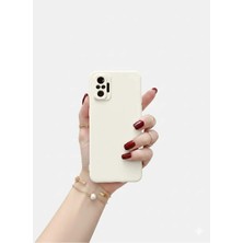 Camkapak Aksesuar Redmi Note 10 Pro Silikon Kılıf Modeli