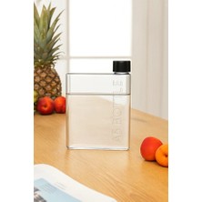 Poomy A5 420ML Bottle Motivasyonel Su Matarası Notebook Sporcu Suluk Su Şişesi