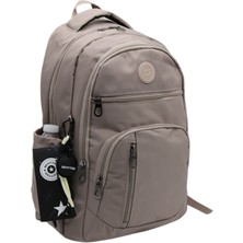 Bevitton Okul Çantası Suya Dayanıklı Kumaş Unisex Vizon Okul Sırt Çantası 1700