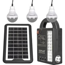 TeknoKapsül GD-999 Lamba + + Işıldak Solar Aydınlatma Seti