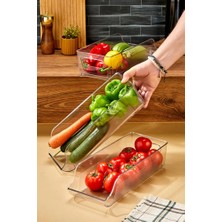 Poomy Buzdolabı & Dolap Içi Düzenleyici Kırılmaz Organizer Seti 3 Adet
