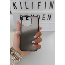 Camkapak Aksesuar Iphone 13 Pro Siyah Kılıf Modeli