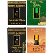 Esved Kabe Örtüsü Kokusu 1,3 ml Mescidi Aksa, Makamı İbrahim, Uhud Alkolsüz Esans 60 Derece