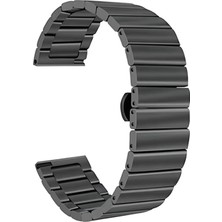 Forzacase Huawei Watch Gt Runner 2 ile Uyumlu Balık Sırtı Paslanmaz Çelik Kordon - FC1120