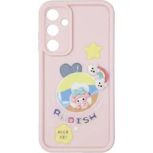 Camkapak Aksesuar Samsung A 35 Karikatür Kılıf Modeli
