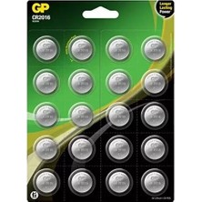 TeknoKapsül Gp CR2016 DL2016 Lityum 20'li Pil (GPCR2016-2CAI20)