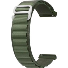 Forzacase Huawei Watch Gt Runner 2 ile Uyumlu Alpine Loop Kancalı Kumaş Kordon Kayış - FC156