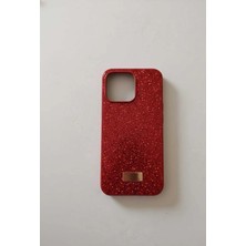 Camkapak Aksesuar Iphone 15 Pro Taşlı ve Simli Kılıf Modelleri