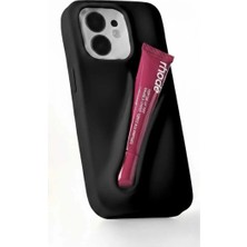 Camkapak Aksesuar Iphone 15 Ruj Koymalı Telefon Kılıf Modeli