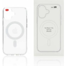 Camkapak Aksesuar Iphone 17 Şeffaf Magsafe Kılıf Modeli
