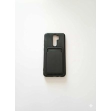 Camkapak Aksesuar Redmi Note 8 Pro Deri Kartlıklı Kılıf Modeli