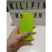 Camkapak Aksesuar Iphone 11 Silikon Simli Kılıf Modeli