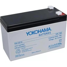 TeknoKapsül Yokohama YH-127.0 12 Volt 7 Amper Akü (150X65X90 Mm)