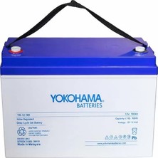 TeknoKapsül Yokohama YH-26919 12V 100AH Tam Bakımsız Deep Cycle Jel Akü (330X172X218MM)