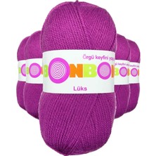 Royaleks Group 5 Adet Lüks Patik Ipi Yünü Koyu Pembe 98675