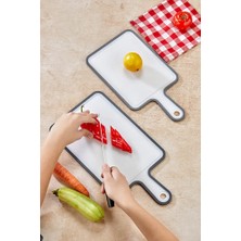 Poomy 2'li  Kaydırmaz Kulplu Kesim Panosu (24CMX19CM-30CMX21CM)