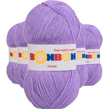 Royaleks Group 5 Adet Kristal El Örgü Lif Ipi Lila 98205