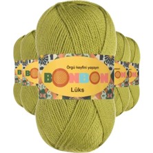 Royaleks Group 5 Adet Lüks Patik Ipi Yünü Açık Yeşil 98229