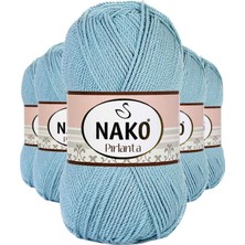 Royaleks Group 5 Adet Pırlanta Amigurumi El Örgü Ipi Yünü Azur 10482