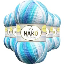 Royaleks Group 5 Adet Mini Batik Bebe El Örgü Ipi Okyanus 32455