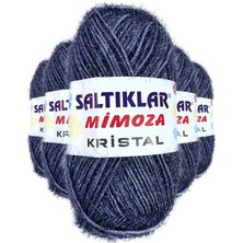 Royaleks Group 5 Adet Mimoza Kristal Işıltılı Şal Patik Yelek Ipi 36