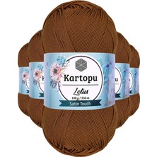 Royaleks Group 5 Adet Lotus Bikini Büstiyer Bluz Örgü Ipi  K840 Koyu Hardal