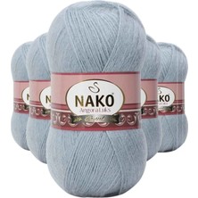 Royaleks Group 5 Adet Angora Lüks El Örgü Ipi  12936