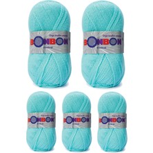 Royaleks Group 5 Adet Festival Simli Örgü Ipi Yünü Renk NO:203