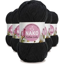 Royaleks Group 5 Adet Cotton Lüks Yelek Tunik Kazak Bluz Hırka Ipi Yünü Siyah 97568