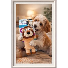 AFP Ultrasonik Aslan Peluş Köpek Oyuncağı 24X17X8 cm
