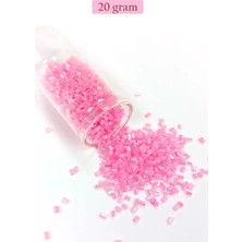 Royaleks Group Kesme Cam Boncuk 2mm - 20 Gram - Pembe -BNC323