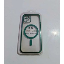 Camkapak Aksesuar Iphone 12 Magsafe Telefon Kılıf Modeli