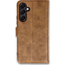 TeknoKapsül Galaxy A05S Kılıf S Kapaklı Kılıf - Taba