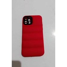 Camkapak Aksesuar Iphone 12 Pro Puf Telefon Kılıf Modeli