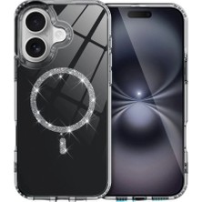 TeknoKapsül Iphone 16 Live Diamond Magsafe Kapak - Siyah