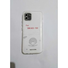 Camkapak Aksesuar Samsung A 03 Şeffaf Silikon Kılıf Modeli