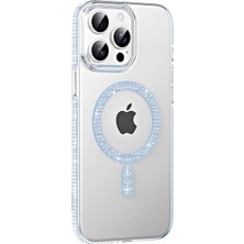 TeknoKapsül Iphone 15 Move Taşlı Magsafe Kapak - Mi