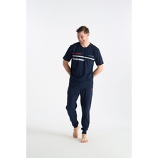 U.S. Polo Assn. 26Y Erkek Lacivert Pijama Takım