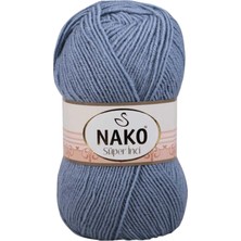 Royaleks Group 1 Adet Süper Inci El Örgü Ipi 100 gr Kot Mavi 1986