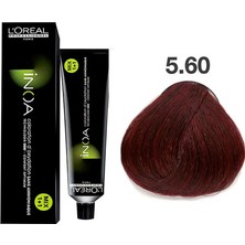 L'Oréal Professionnel İnoa 5.60 Açık Kahve Çok Yoğun Kizil Saç Boyası