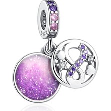 Fubena Sonsuza Yolculuk Sallantılı Pembe Disk Charm