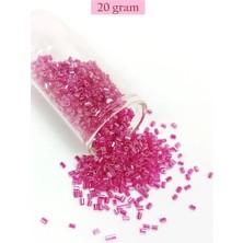 Royaleks Group Kesme Cam Boncuk 2mm - 20 Gram - Şeffaf Pembe -BNC334