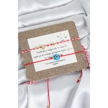 Luxdanet Marteniçka Bileklik 2'li Nazar ve Kalp Model