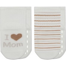 Bistyle Mom Dad Penye Kaymaz Soket Çorap 2li 10147 Çember Mom