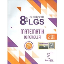 Bi Bigelio 8. Sınıf Lgs Matematik 20 Deneme Karekök Yayınları